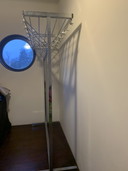 Vintage Coat Rack Chrome