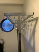 Vintage Coat Rack Chrome