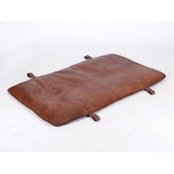 Image 1 of Czech vintage leather gym mat D, 1930s