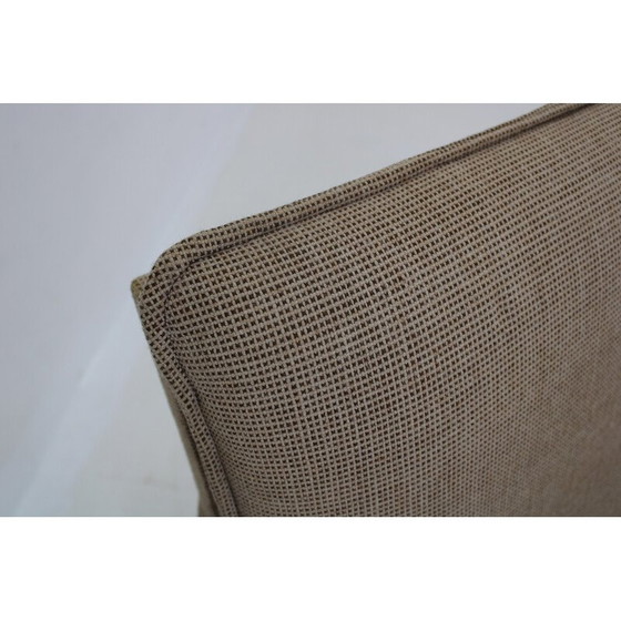 Image 1 of Vintage beech and fabric sofa bed by Miroslav Navrátil, Czechoslovakia 1960