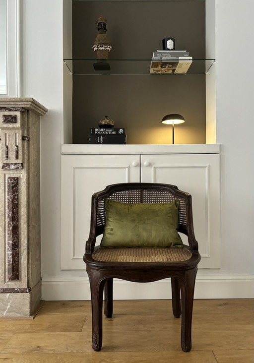 Antique Rattan Armchair