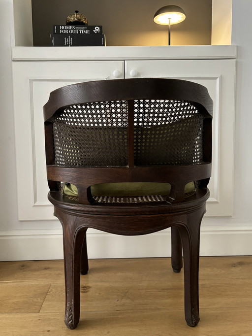 Antique Rattan Armchair