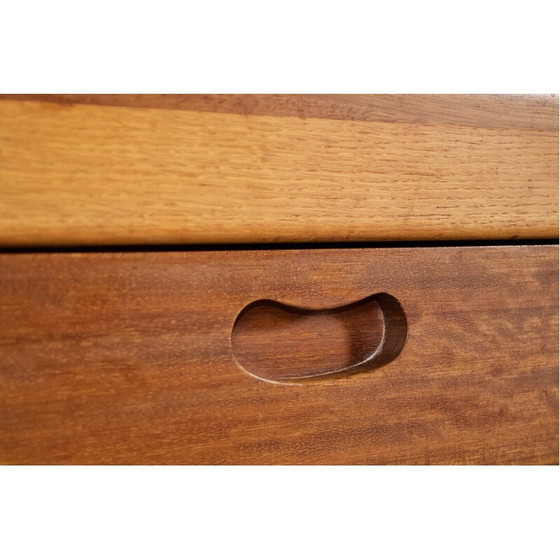 Image 1 of Scandinavian minimalist vintage desk in exotic wood, 1960