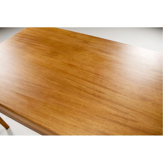 Image 1 of Scandinavian minimalist vintage desk in exotic wood, 1960