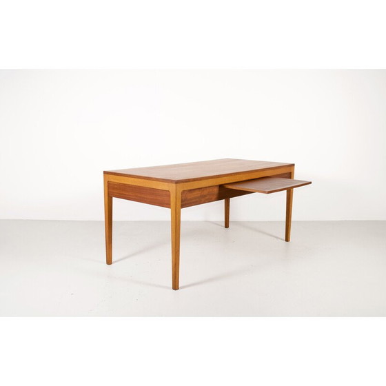 Image 1 of Scandinavian minimalist vintage desk in exotic wood, 1960