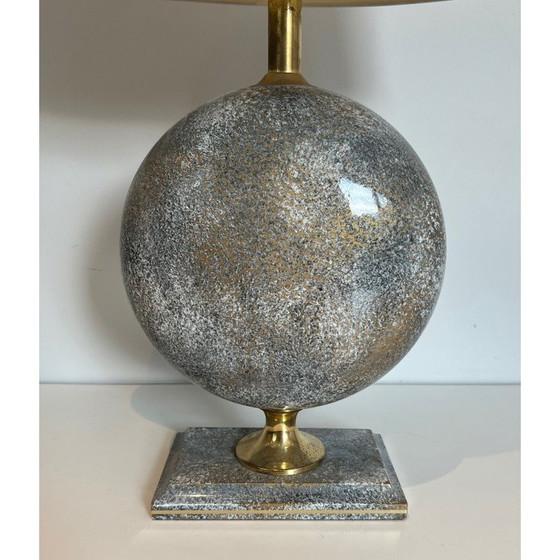 Image 1 of Pair of vintage ceramic lamps by Philippe Barbier, France 1970