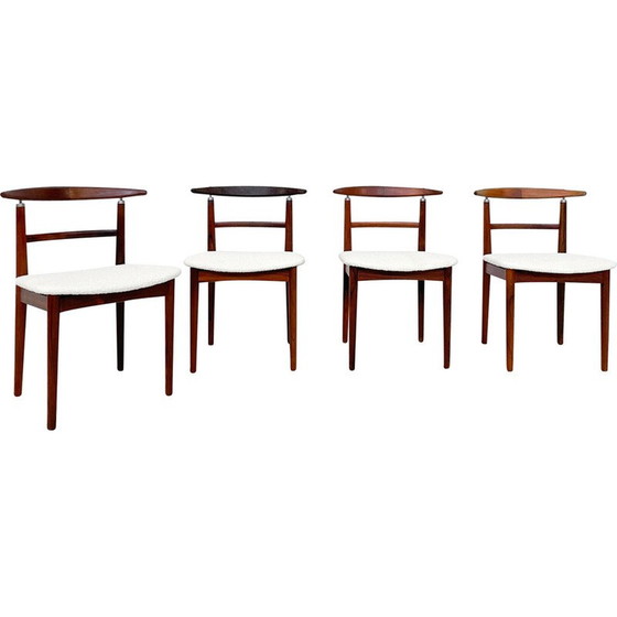 Image 1 of Set of 4 vintage chairs by Vestervig Eriksen, Denmark 1960