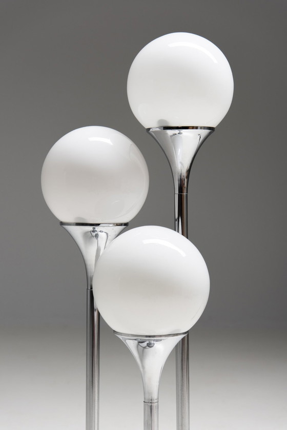 Image 1 of Lampada da terra italiana anni &#39;70 nello stile di Goffredo Reggiani