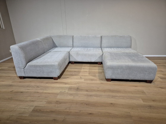 Image 1 of Montel Bloq - Element bench - Gray - Velvet - Design