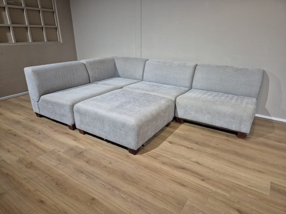 Image 1 of Montel Bloq - Element bench - Gray - Velvet - Design