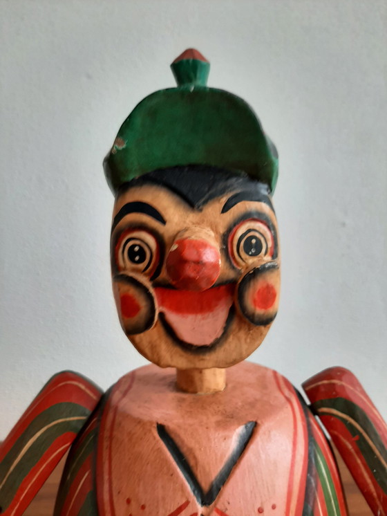 Image 1 of Rare Wooden Pinoccio Doll, Spaarkasse Italy