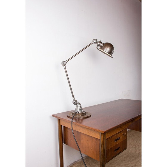Image 1 of Lampada da scrivania vintage in metallo di Jean-Louis Domecq per Jieldé, Francia 1950