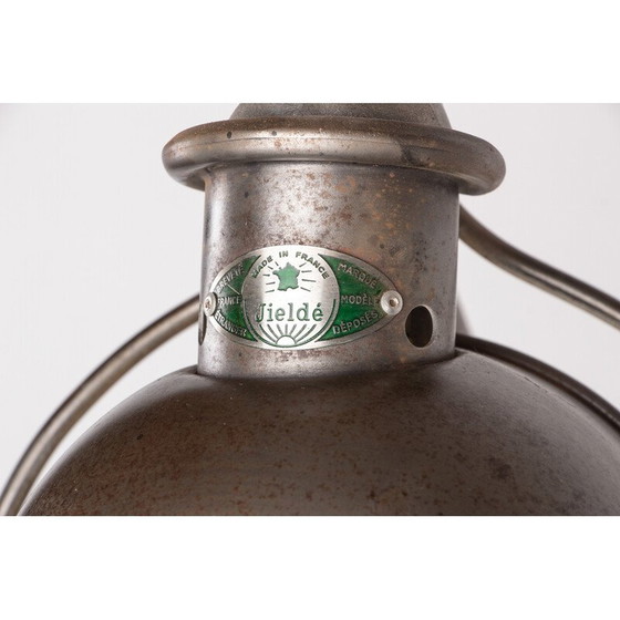 Image 1 of Lampada da scrivania vintage in metallo di Jean-Louis Domecq per Jieldé, Francia 1950