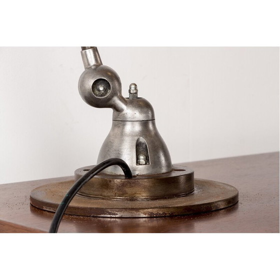 Image 1 of Lampada da scrivania vintage in metallo di Jean-Louis Domecq per Jieldé, Francia 1950