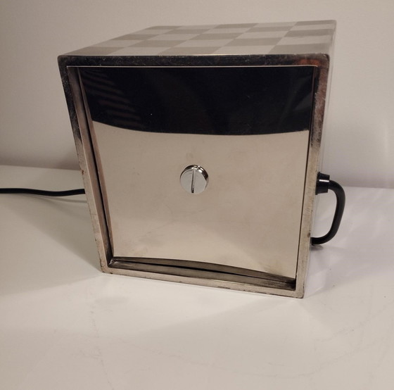 Image 1 of Lampada a cubo - A scacchi attribuita a Françoise Sée - Design dell'era spaziale - Periodo vintage anni '60 / '70 - 