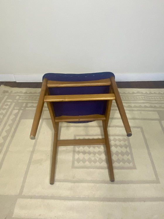 Image 1 of Suite Of 5 Scandinavian Chairs Year 60.Ref Ron