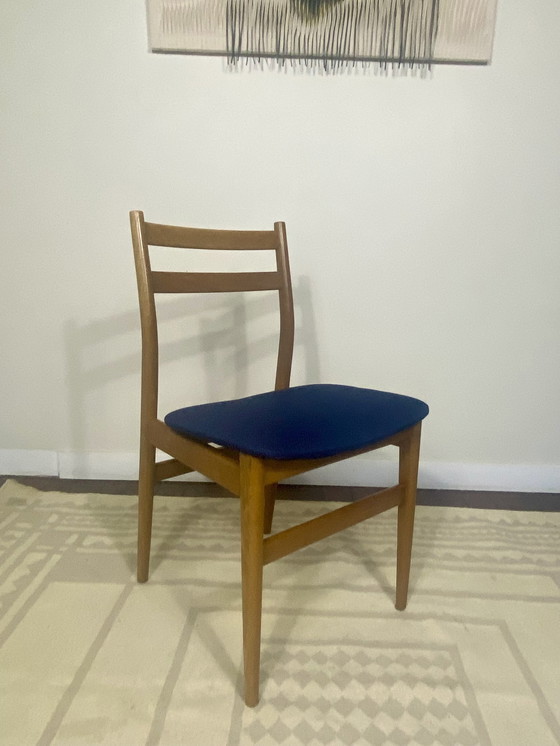 Image 1 of Suite Of 5 Scandinavian Chairs Year 60.Ref Ron