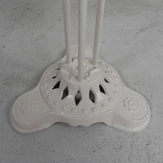 Image 1 of ART DECO BISTRO TABLE, GARDEN TABLE ON CAST IRON BASE, 1930S