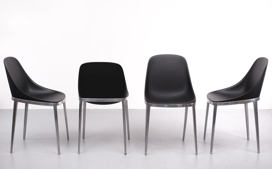 Image 1 of Elle Polished Aluminum Chairs , Design Eugeni Quitlet Italy