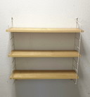 libreria/portaoggetti da parete anni sessanta con tre ripiani 
