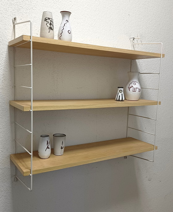 Image 1 of sixties books/wall rack with three shelves