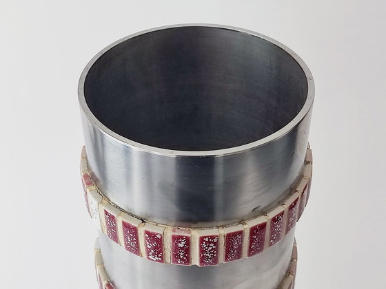 Image 1 of Vase Brutalist Aluminum Design