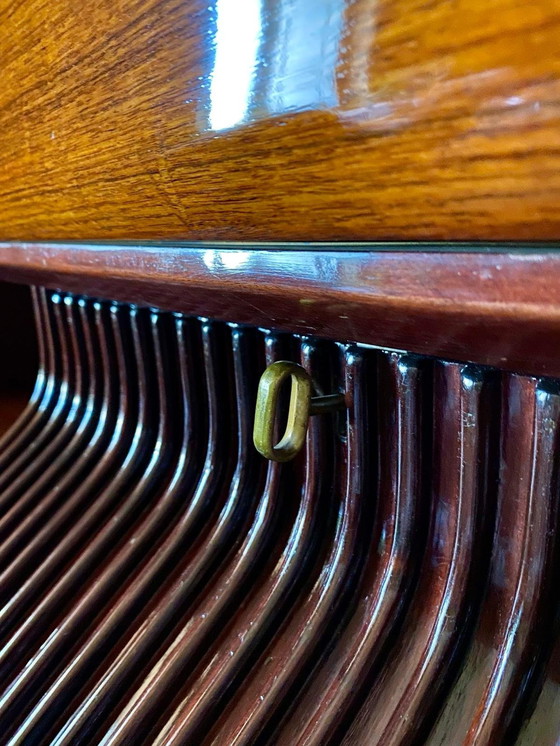 Image 1 of 1X Rosewood Italian Sideboard By Osvaldo Borsani