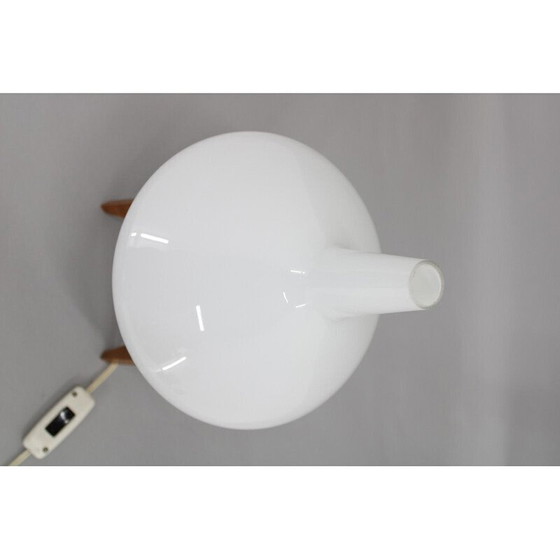 Image 1 of Lampada da tavolo vintage con base in legno per Uluv, Cecoslovacchia 1960