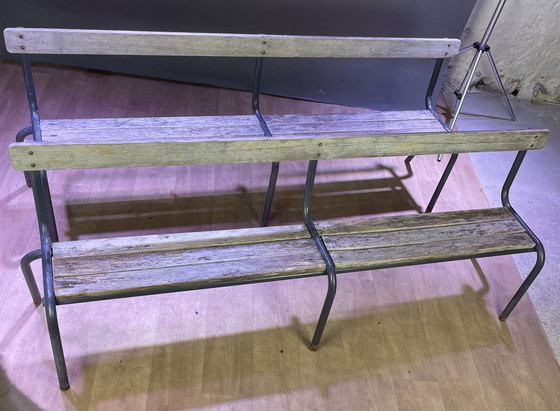 Image 1 of Pair of Farm Benches