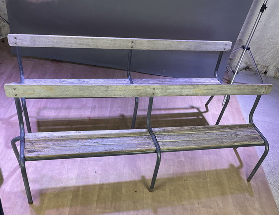 Image 1 of Pair of Farm Benches