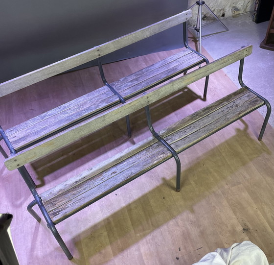 Image 1 of Pair of Farm Benches