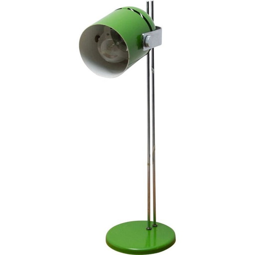 Vintage metal and plastic table lamp by Stanislav Indra, Czechoslovakia 1970