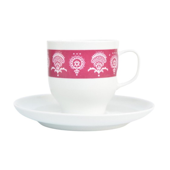 Image 1 of Vintage porcelain cup and saucer for Melitta, Germany 1970