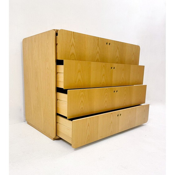 Image 1 of Vintage chest of drawers in wood by Derk Jan de Vries, 1980s