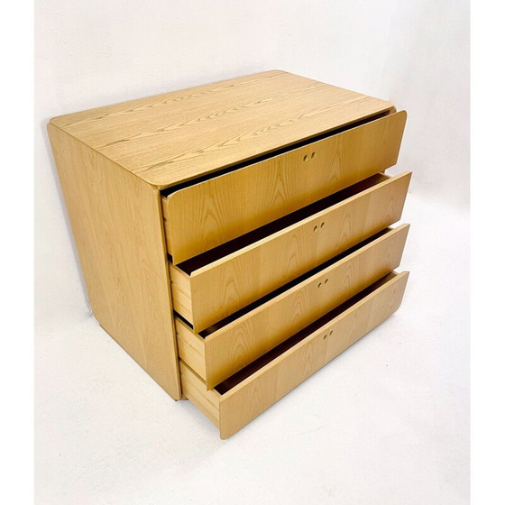Image 1 of Vintage chest of drawers in wood by Derk Jan de Vries, 1980s
