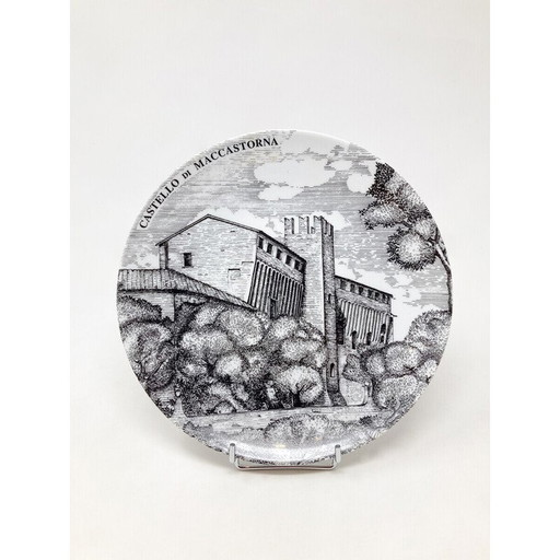 Vintage plate for Fornasetti, Italy