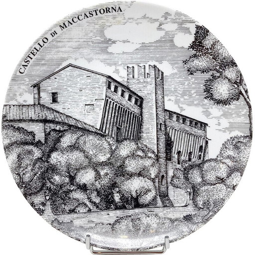 Vintage plate for Fornasetti, Italy