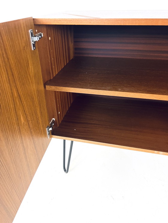 Image 1 of Teak Hairpin Sideboard