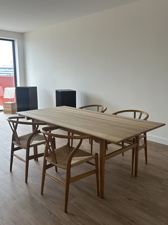 Image 1 of Hans J. Wegner’s Ch327 Oiled Oak Dining Table