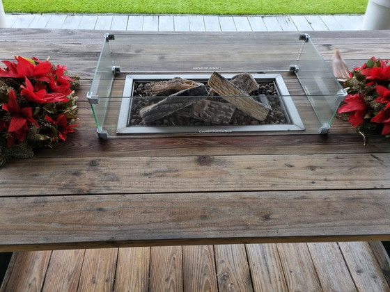 Image 1 of Fire Table Gas Garden Table Gas Fireplace Terrace Heater