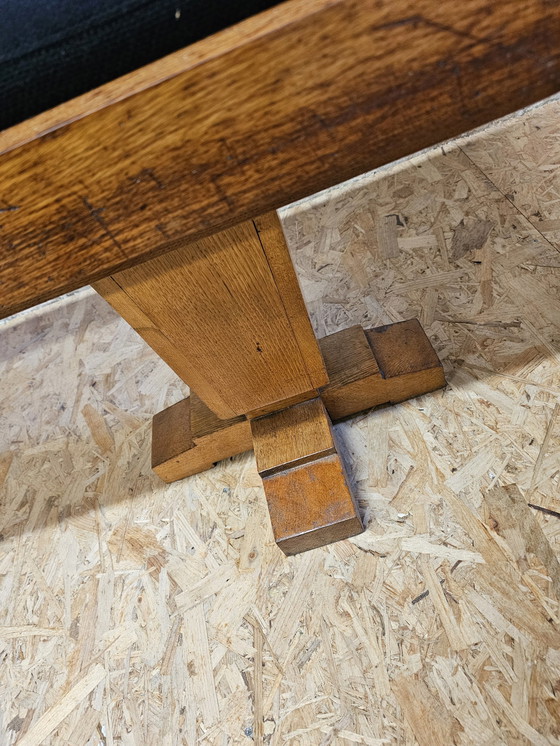 Image 1 of Art Deco Amsterdam School Style Church Pew