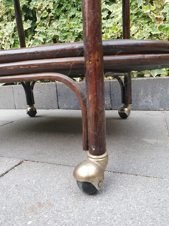 Image 1 of Chariot vintage en rotin