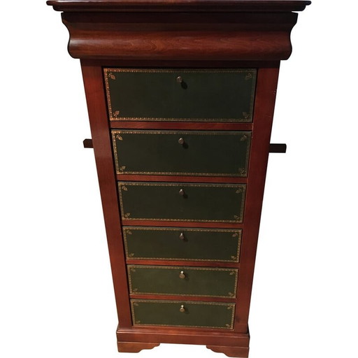 Vintage notary's box in solid cherry "felix monge