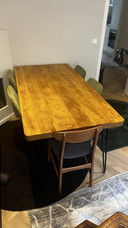 Mango wood dining table