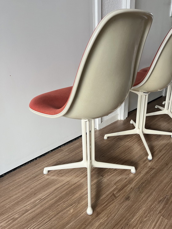 Image 1 of 4x Eames La Fonda Dal Chairs Fiberglass