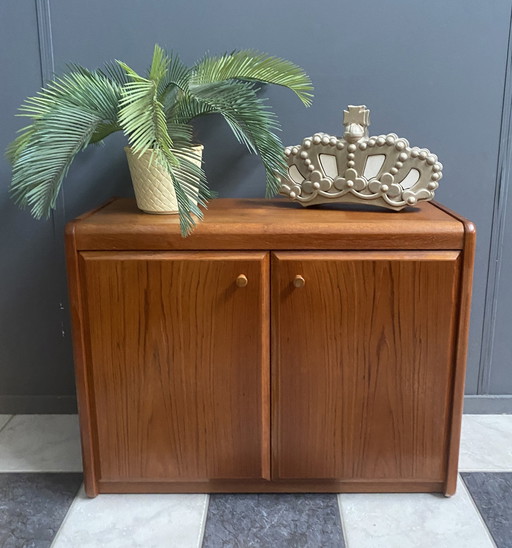 Teak Wood Shoe Cabinet 1970S