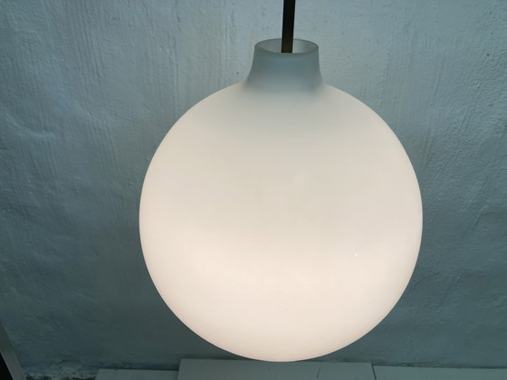 Image 1 of Louis Poulsen glass pendant lamp design Vilhelm Wohlert model Satellite