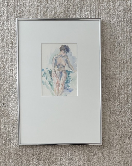 Watercolor by Renowned Artist Sim Visser