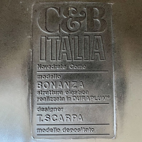 Image 1 of Set of 3 vintage bonanza chairs by Afra and Tobia Scarpa for C & B Italia, 1970