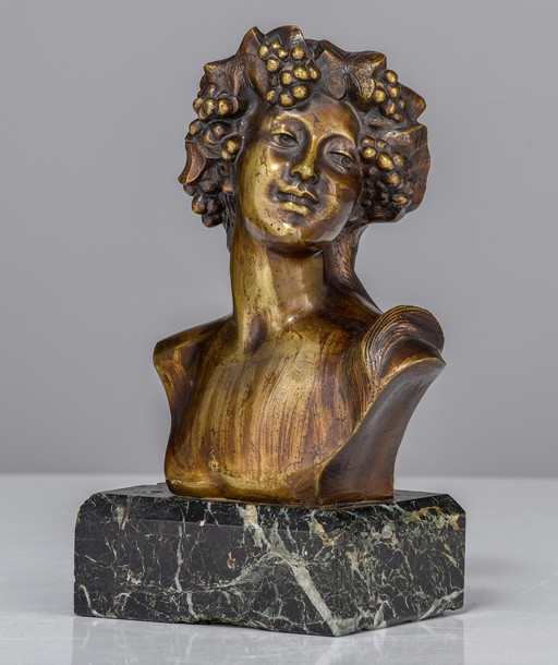 Bust Of Flora By Jef Lambeaux